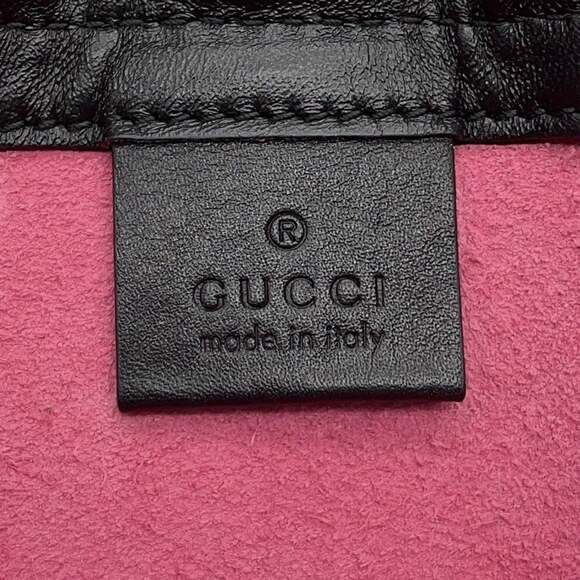 GUCCI Authentic Pink Leather Backpack main image 8